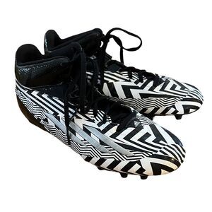 ADIDAS FILTHYSPEED 2.0 Fly Low Zebra Black White Molded Football Cleats Mens 9